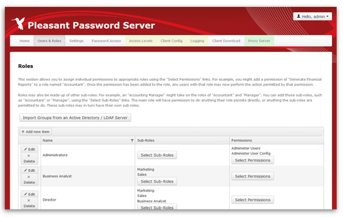 Passwort Manager Access